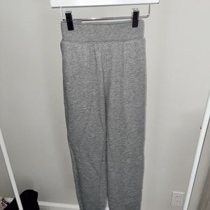 Gray sweatpants